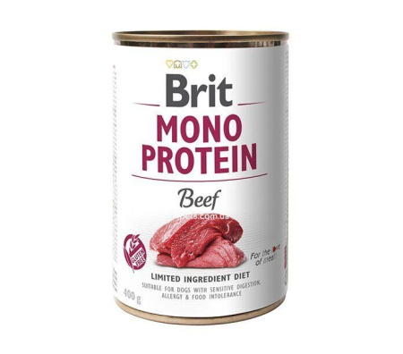 Brit Mono Protein Dog k 400 g с говядиной
