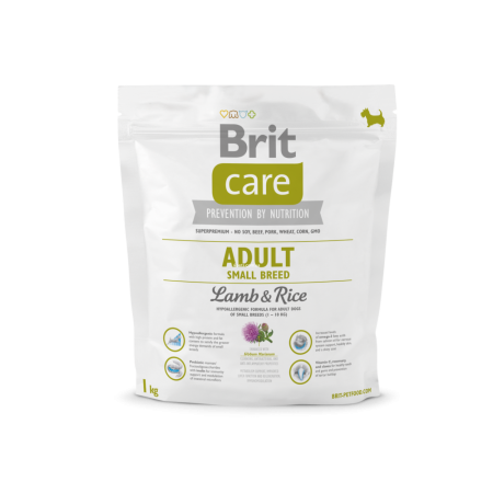 Brit Care Adult Small Breed Lamb & Rice 1 kg (д/собак вагою до 10 кг)