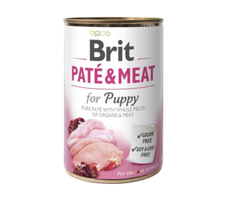 Brit Paté &amp; Meat Puppy 400 g chicken &amp; turkey