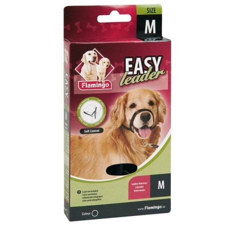 Flamingo Easy leader M ФЛАМИНГО ИЗИ ЛИДЕР намордник для коррекции поведения собак, лабрадор, доберман, ретривер, размер M ,
